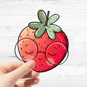 Bügelbild Erdbeerchen 2