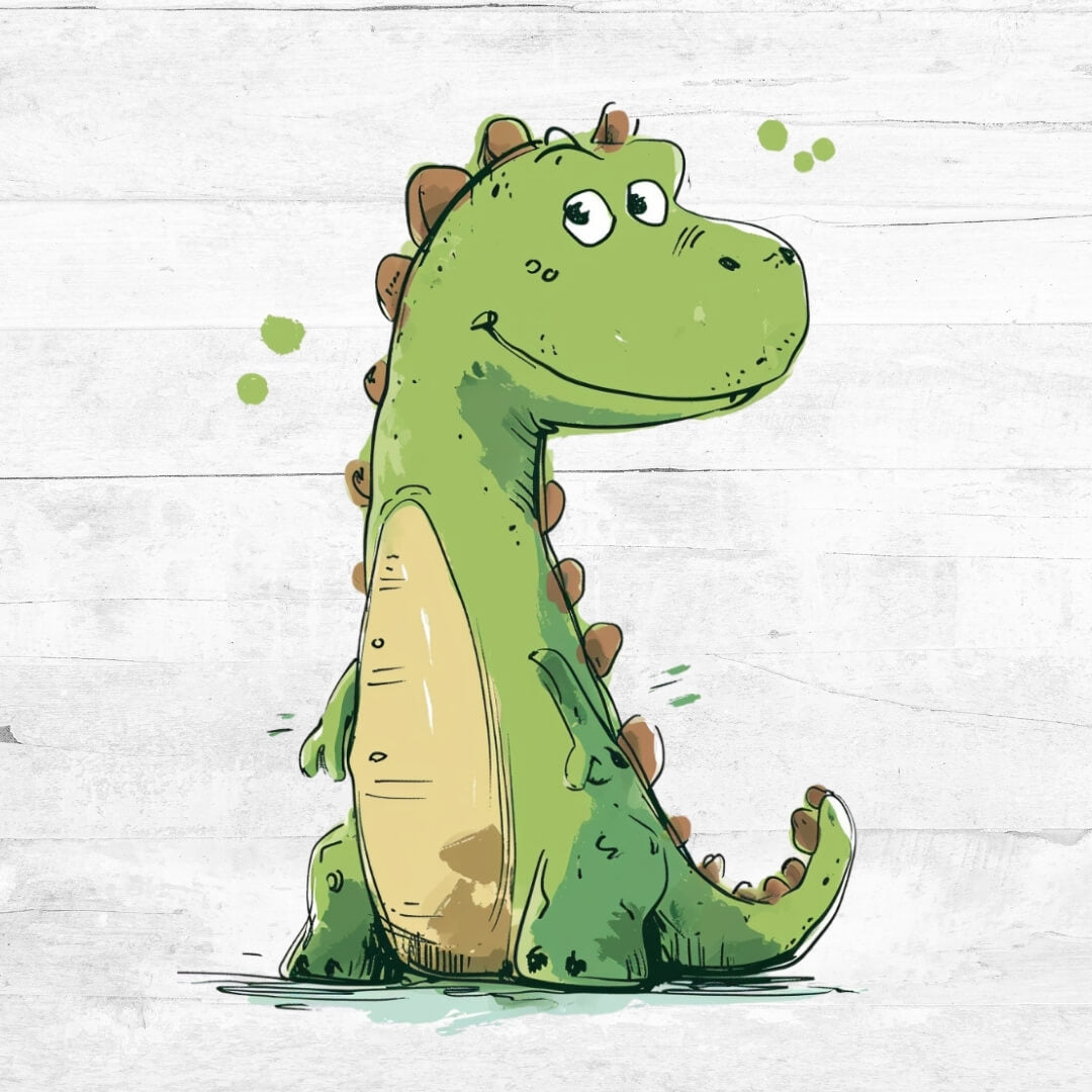 Bügelbild DinoBande 1