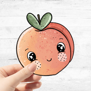 Bügelbild Pfirsichlein 1