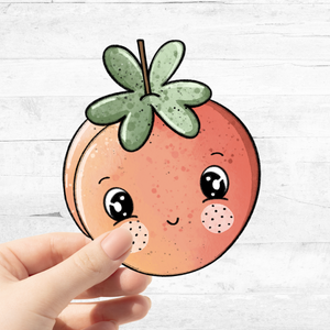 Bügelbild Pfirsichlein 2