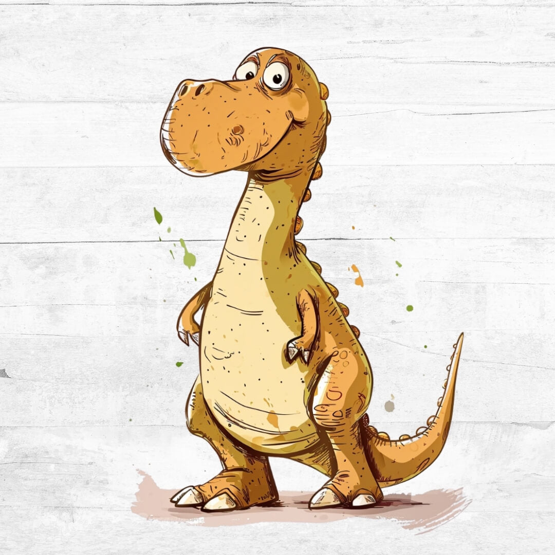 Bügelbild DinoBande 3