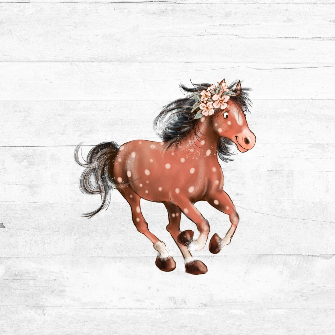 Bügelbild Pferdeliebe 1