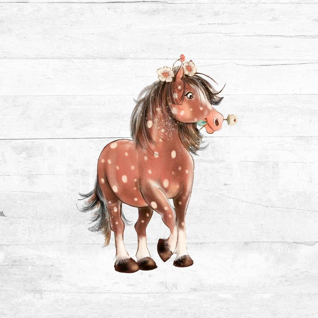 Bügelbild Pferdeliebe 2