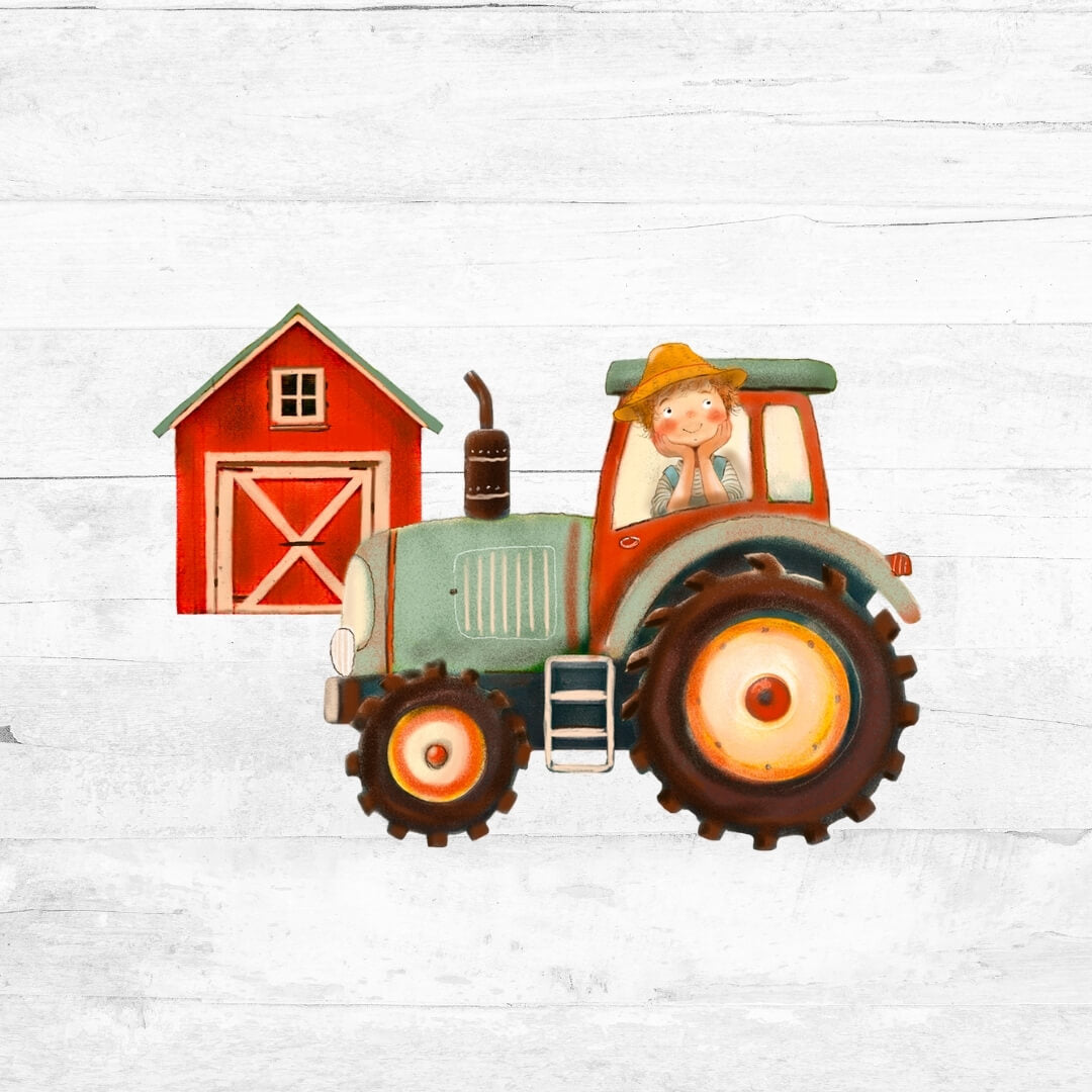 Bügelbild Bauernhof Freunde 1