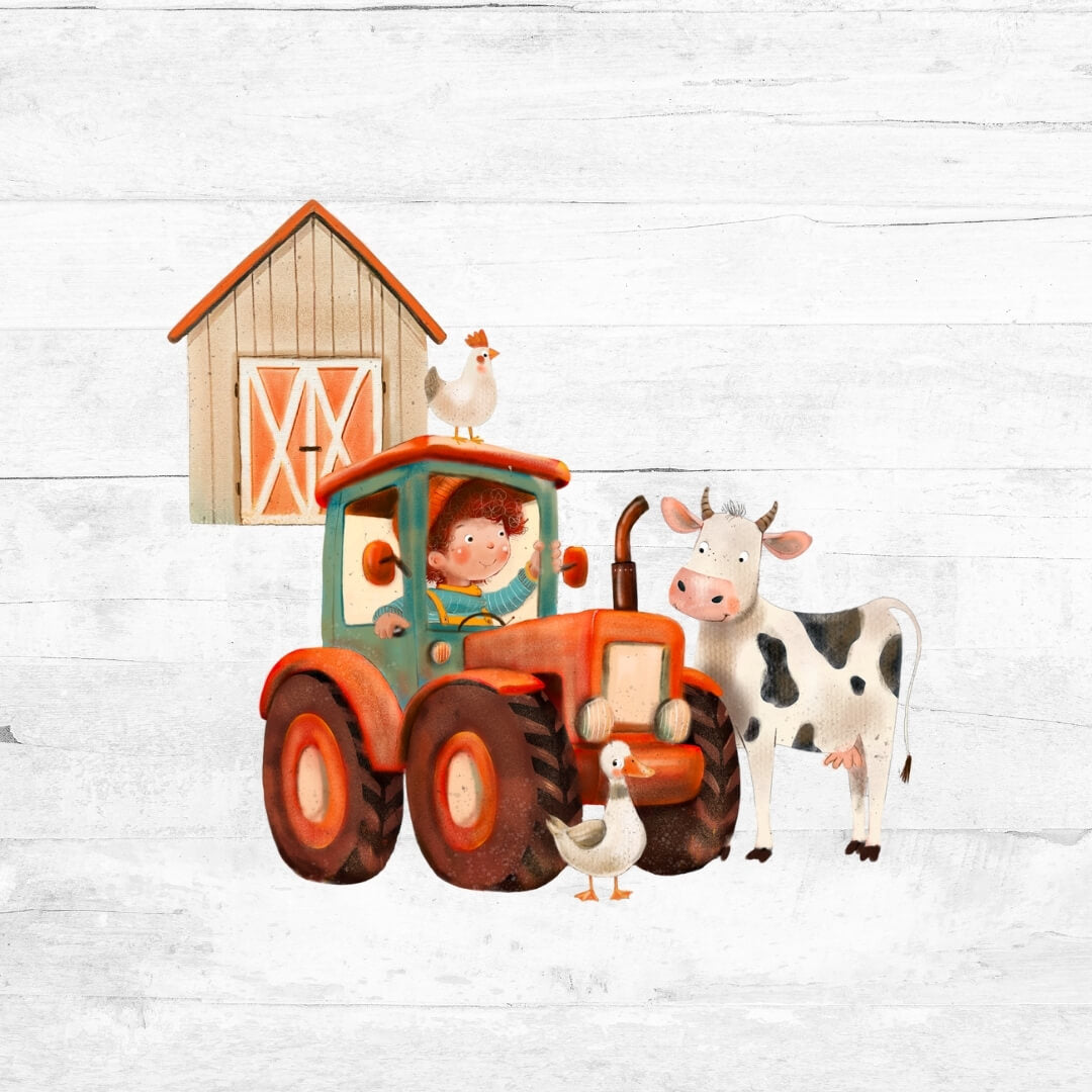 Bügelbild Bauernhof Freunde 2