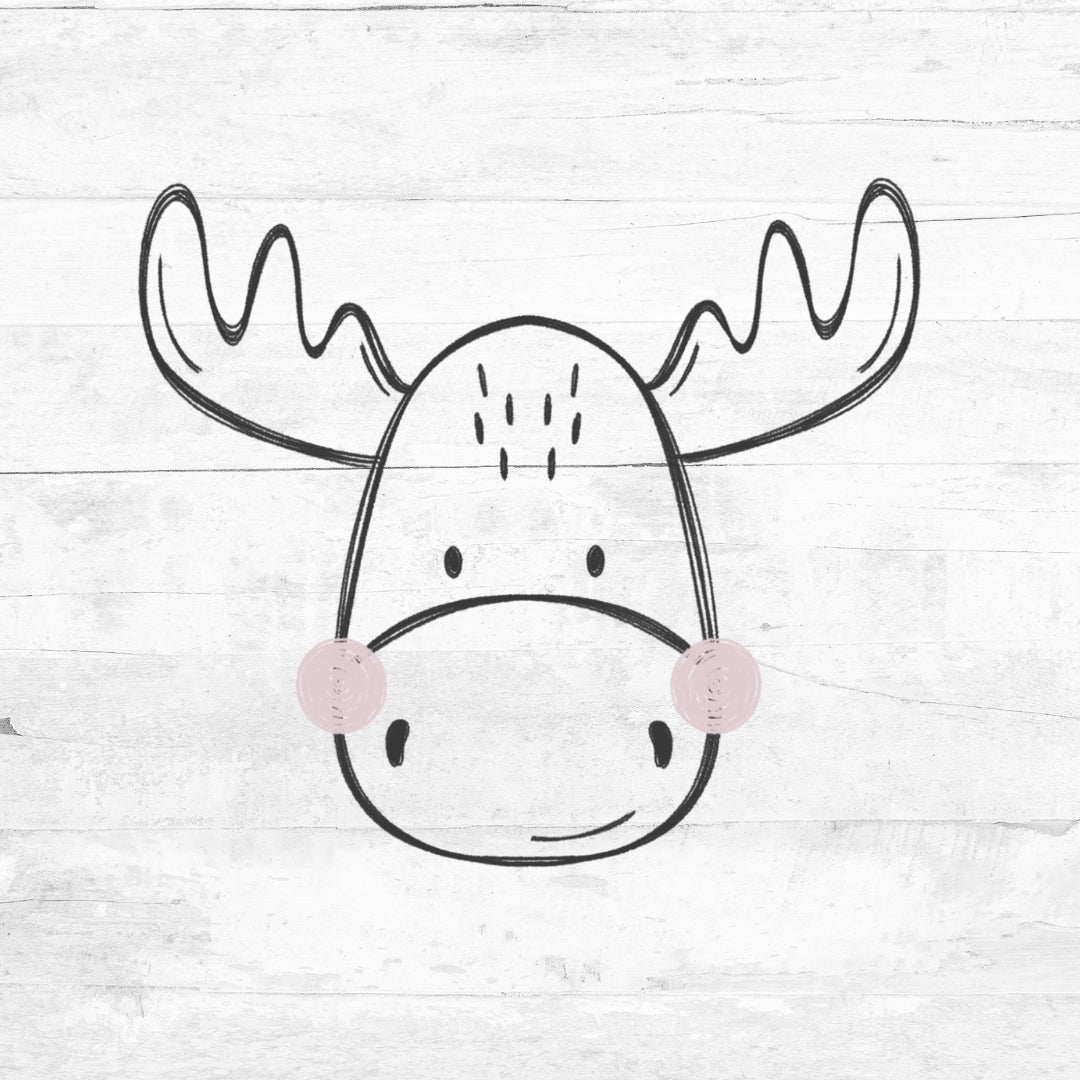 Bügelbild Waldgänger  - Elch