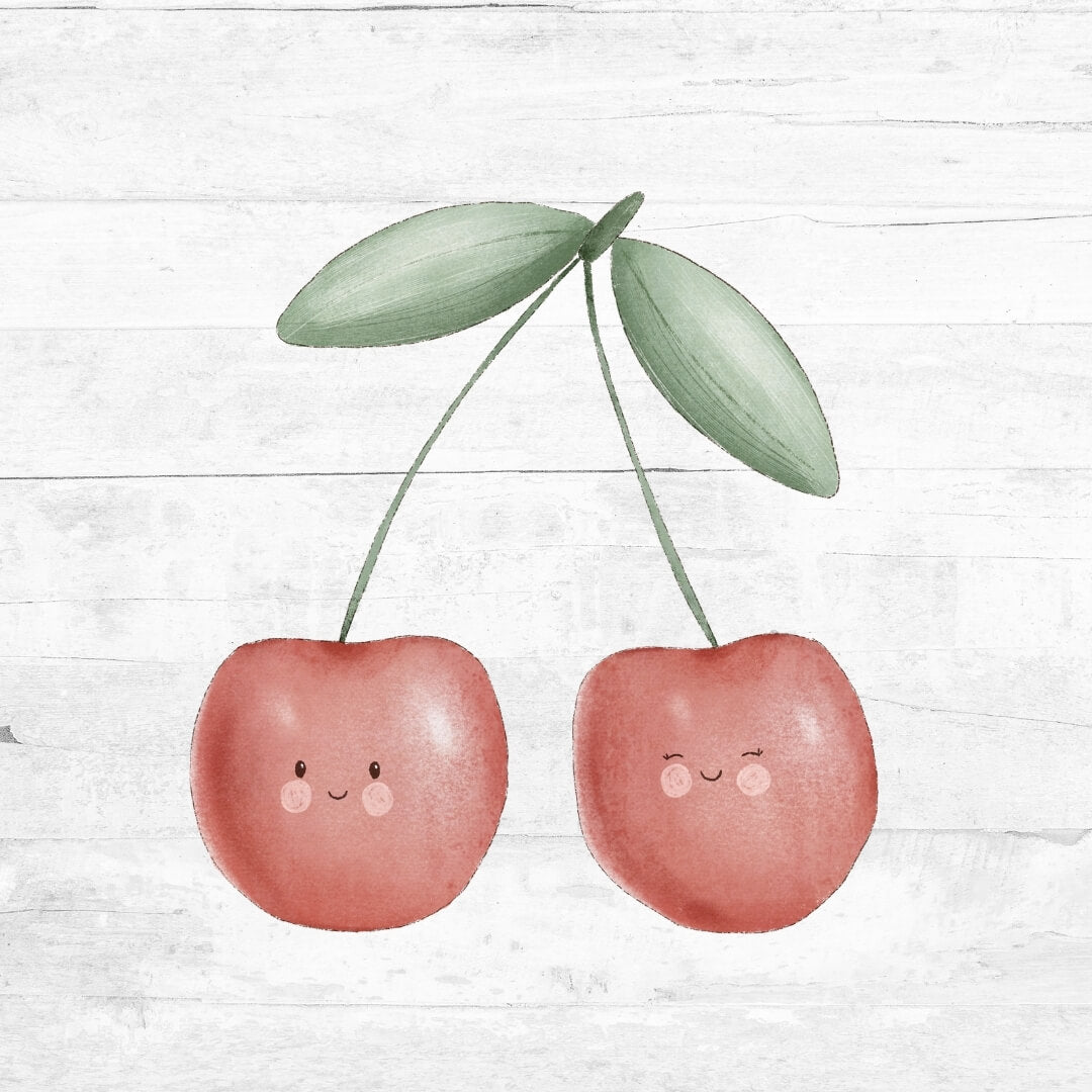 Bügelbild Freche Früchtchen - Kirschen