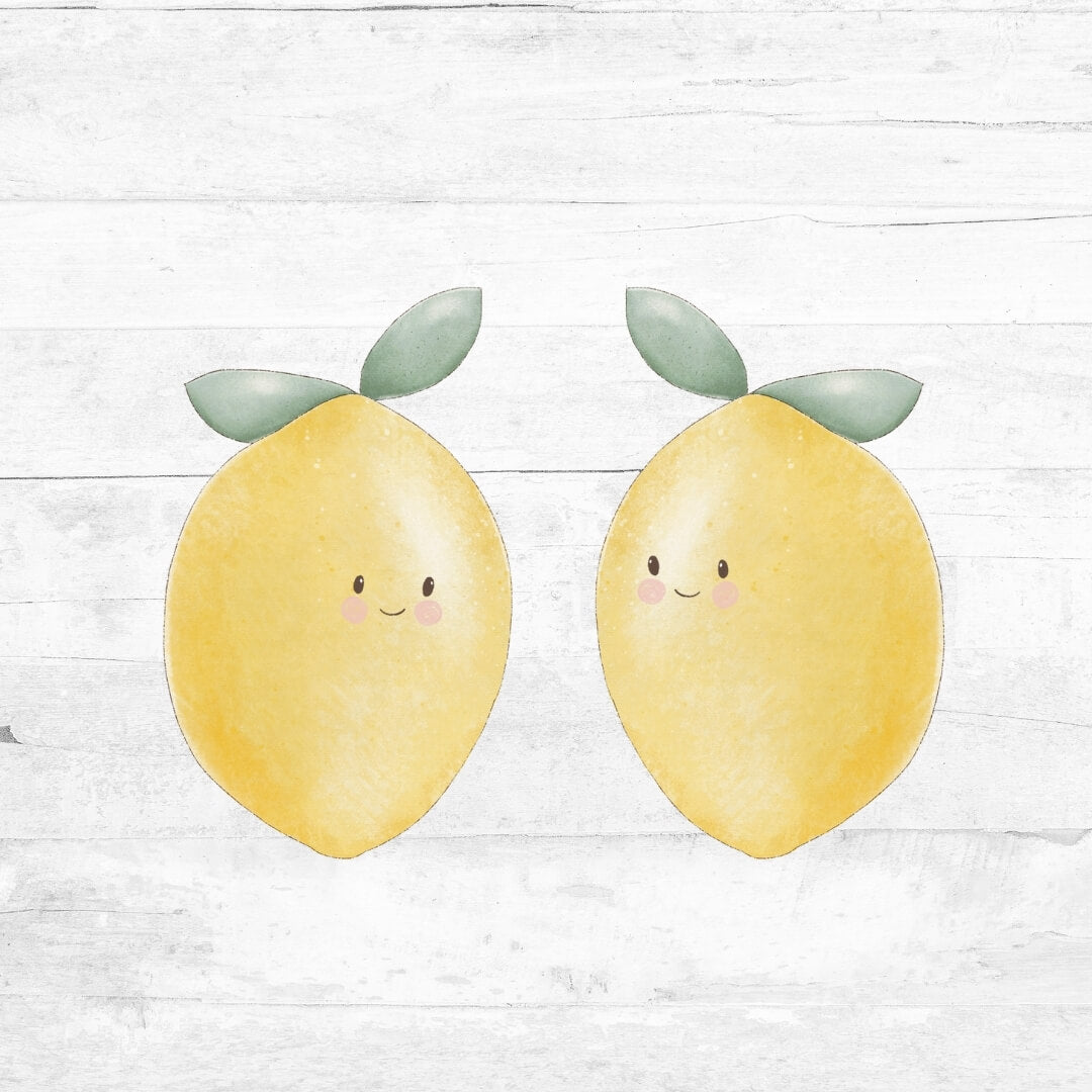 Bügelbild Freche Früchtchen - Zitronen