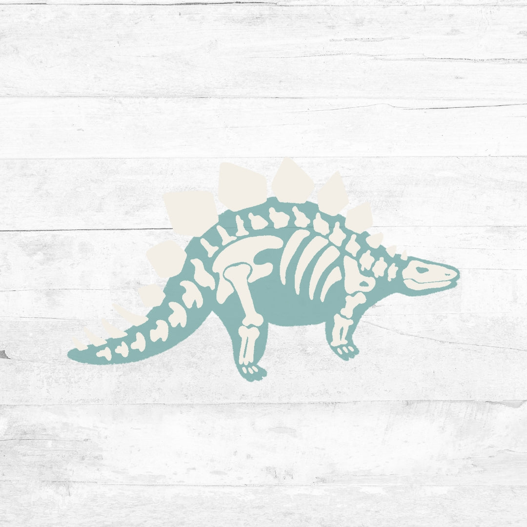 Bügelbild bunte Dino Skelette - Skelett 4