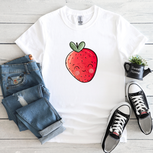 Bügelbild Erdbeerchen 3