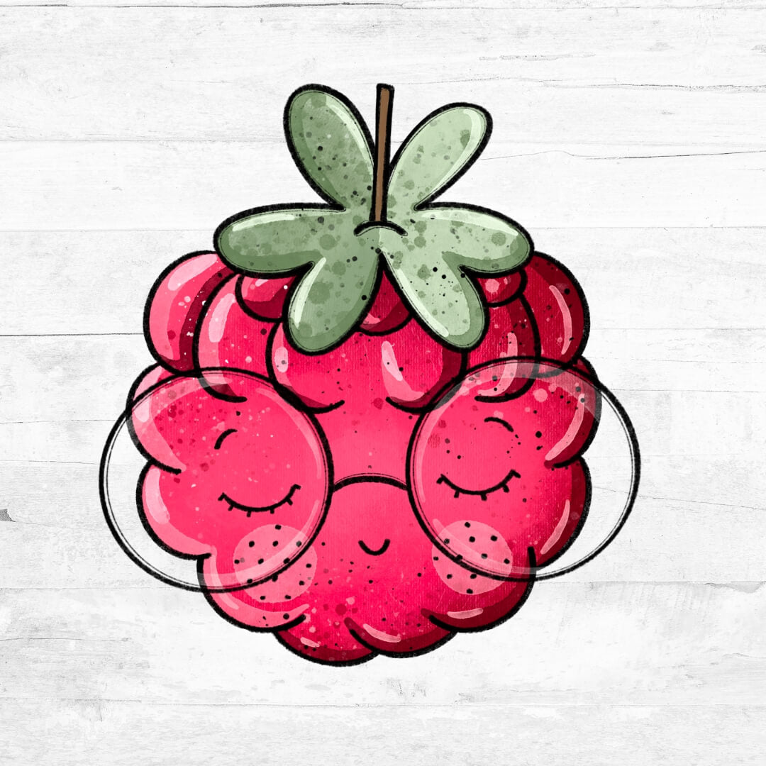 Bügelbild Himbeerchen 3