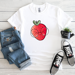 Bügelbild Erdbeerchen 4