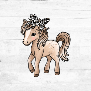 Bügelbild Leo Pferdi