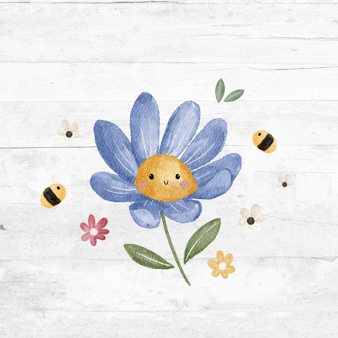 Bügelbild Happy Flowers - Blume 1