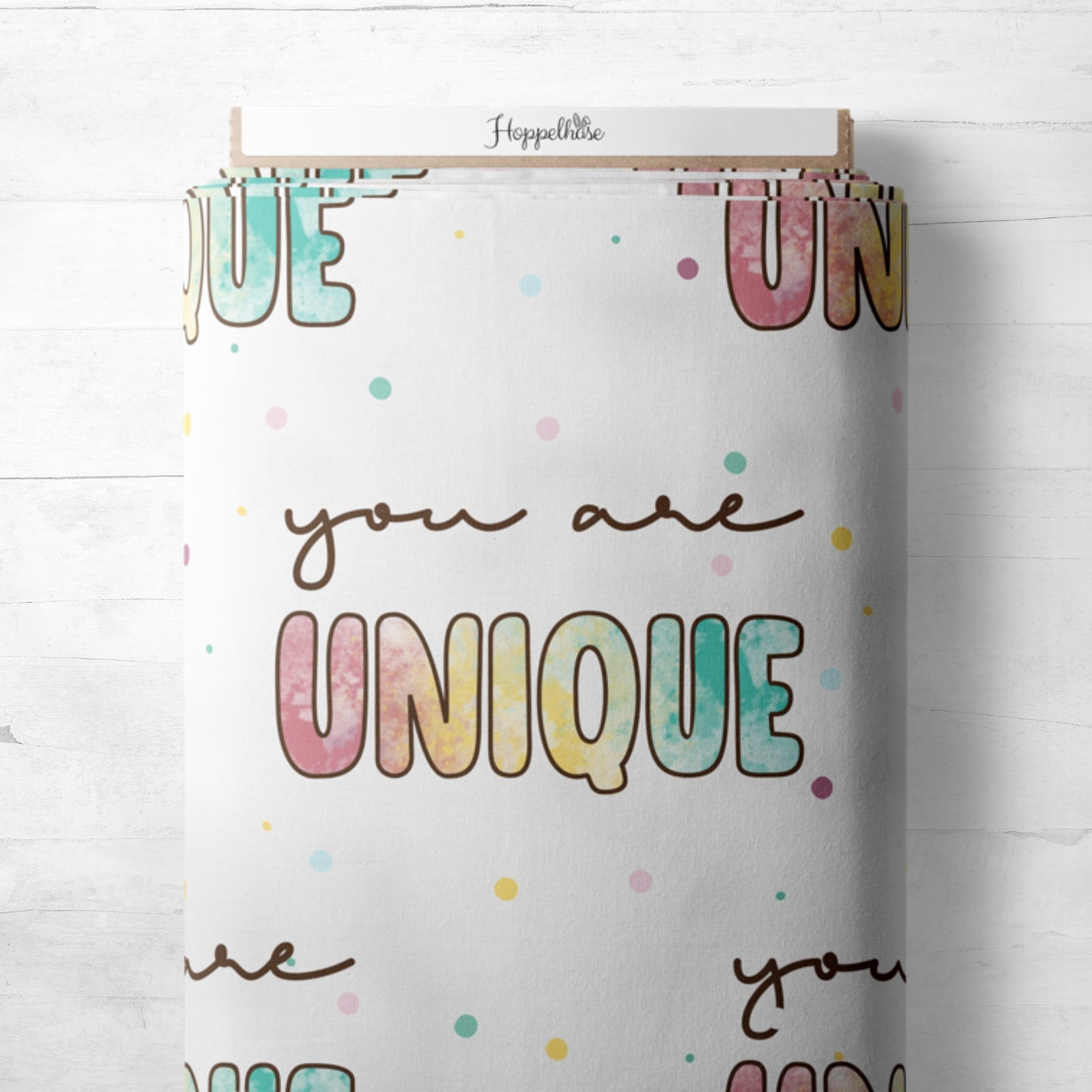 Pferdchen bunt Kombi Schrift Unique