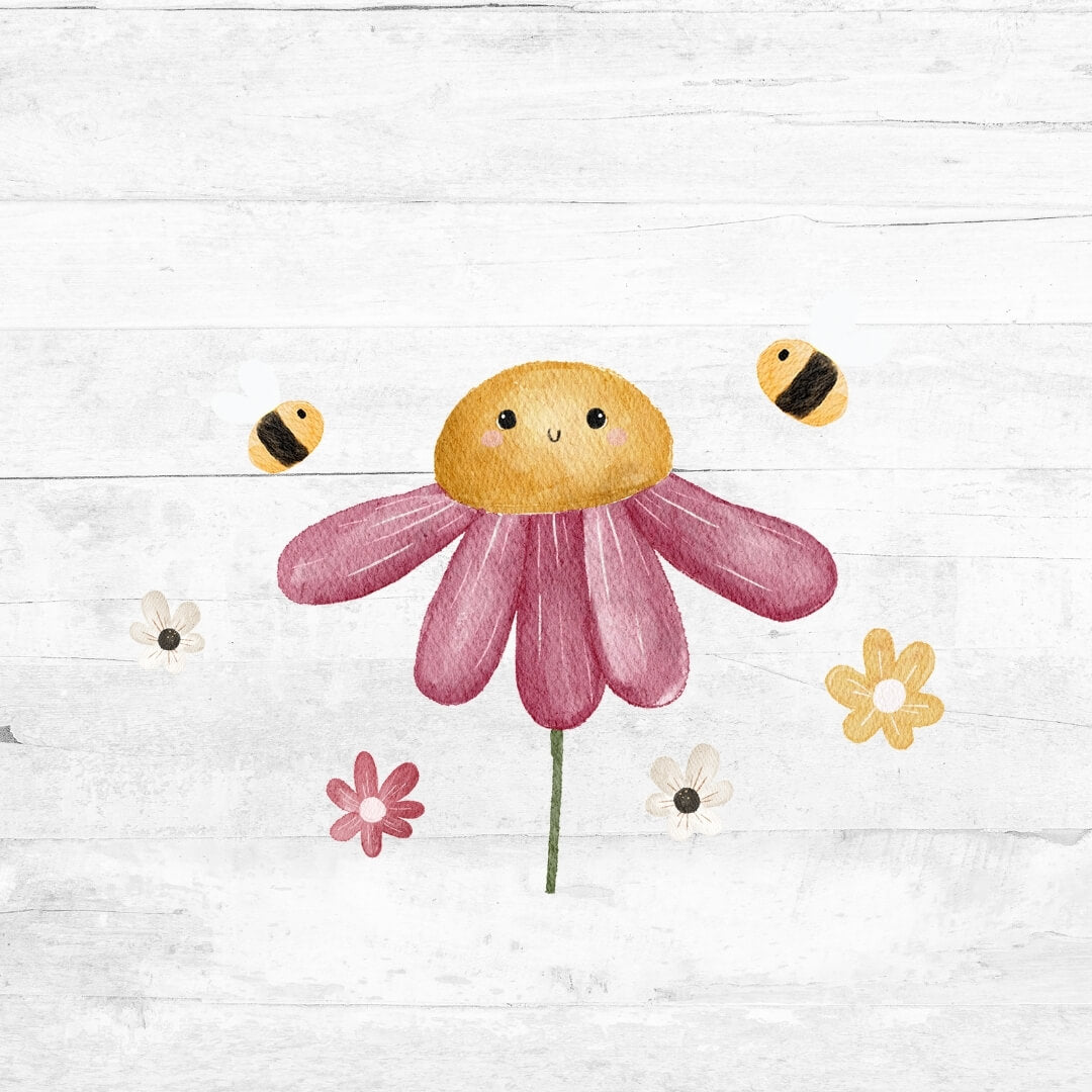 Bügelbild Happy Flowers - Blume 2