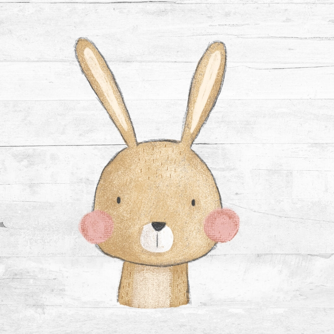 Bügelbild Waldtiere Hase