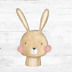 Bügelbild Waldtiere Hase