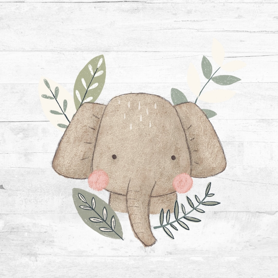 Bügelbild Afrika-Tiere Elefant