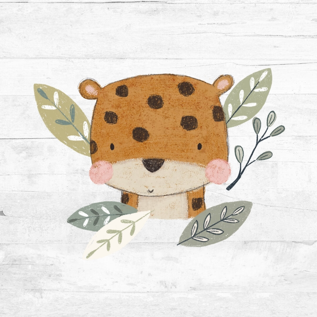 Bügelbild Afrika-Tiere Leopard