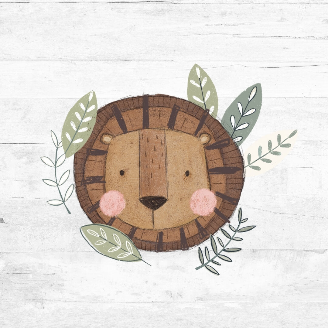 Bügelbild Afrika-Tiere Löwe