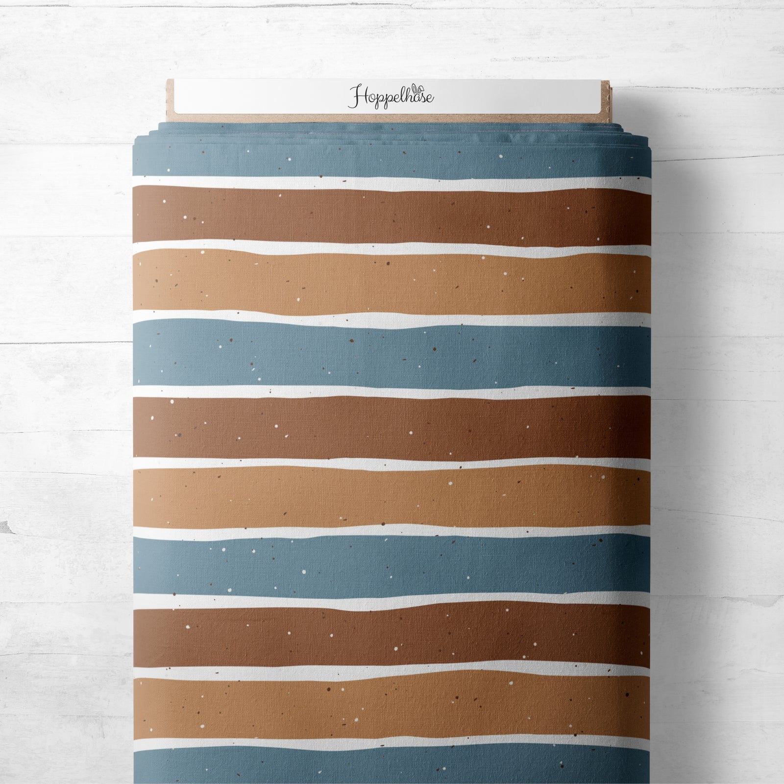 Big Stripes Warm and Blue