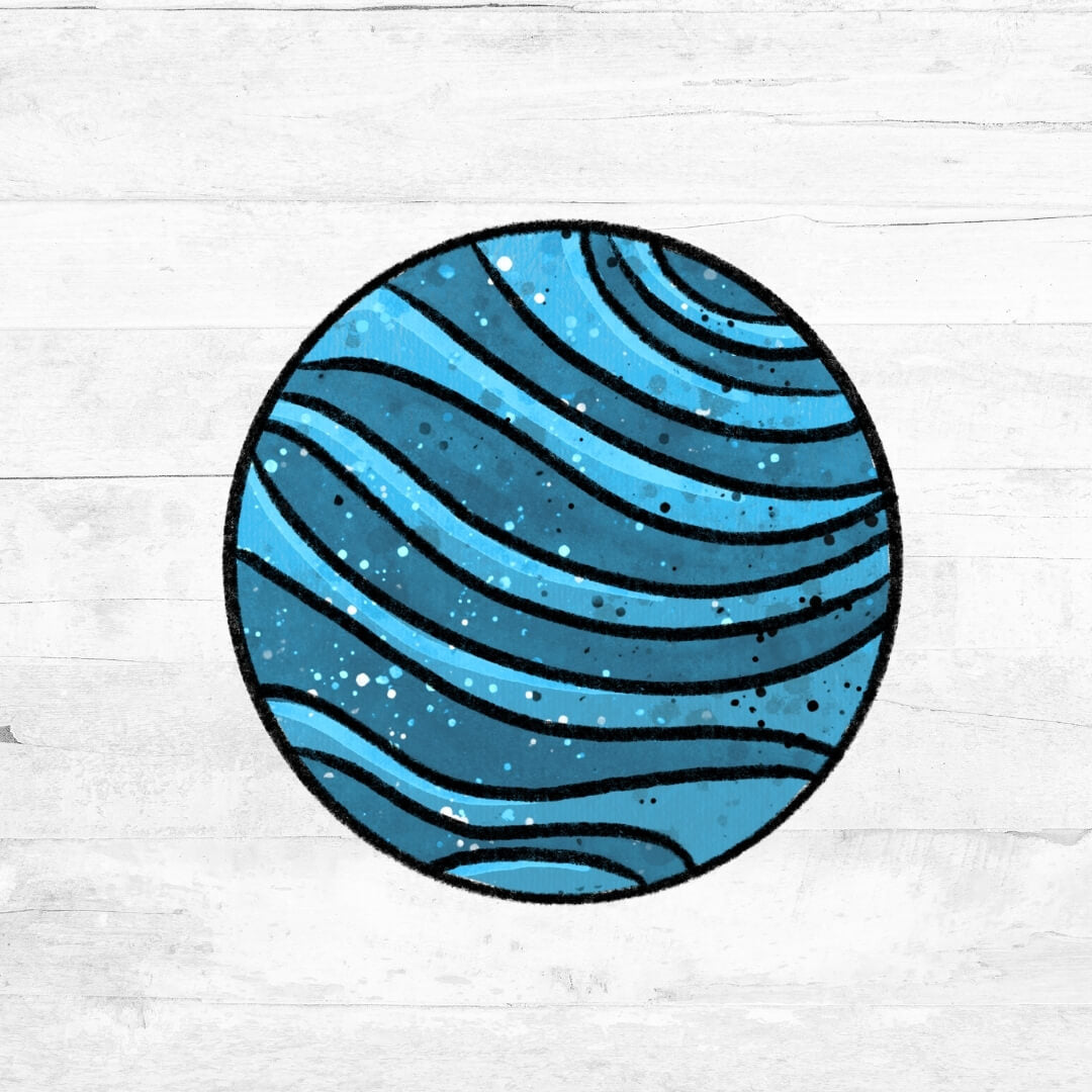 Bügelbild CoolSpace - Planet 2