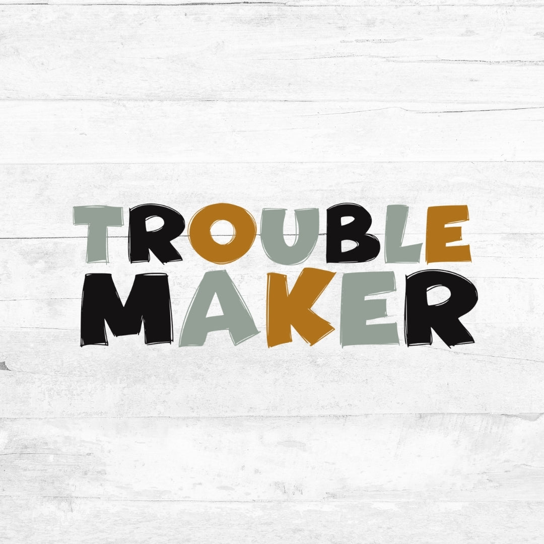Bügelbild Trouble Maker -  Keep it cool