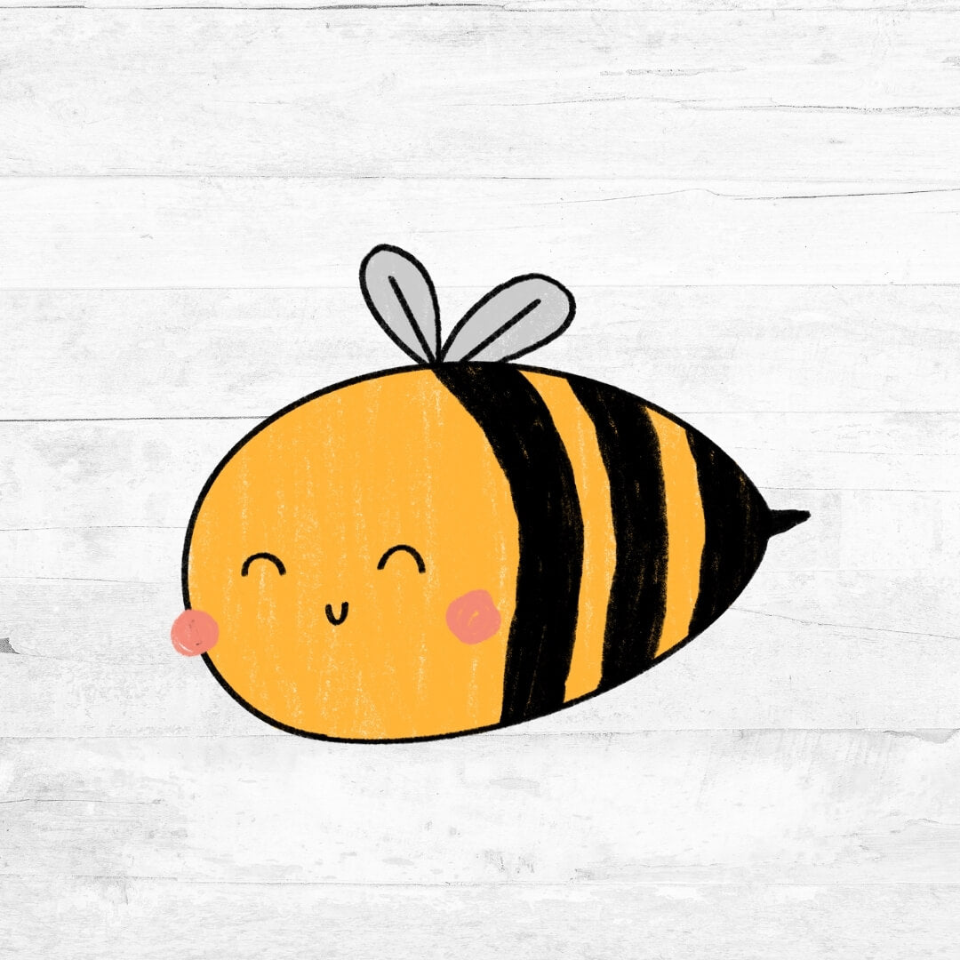 Bügelbild BeeHappy  - Biene 1