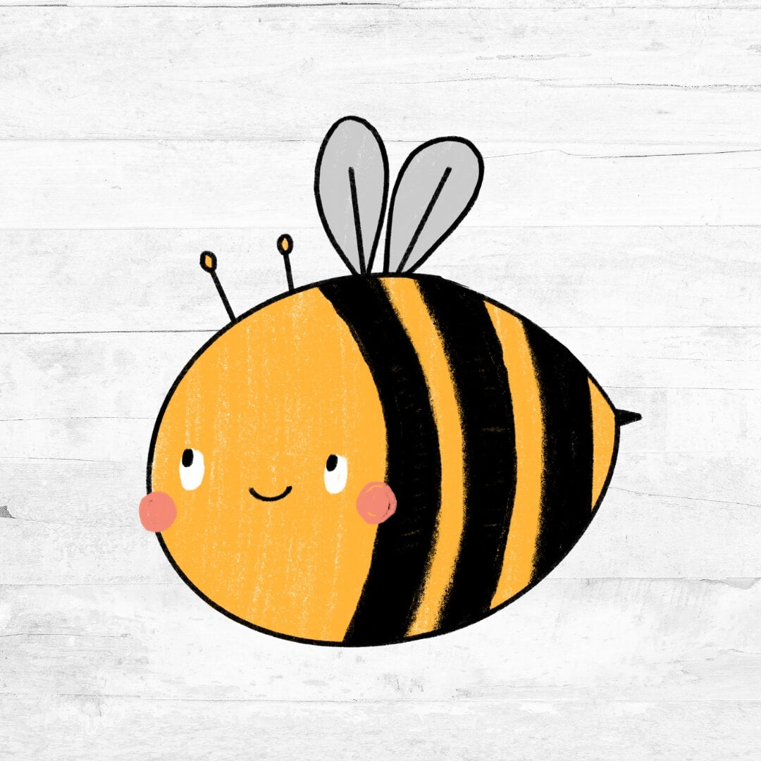 Bügelbild BeeHappy  - Biene 2