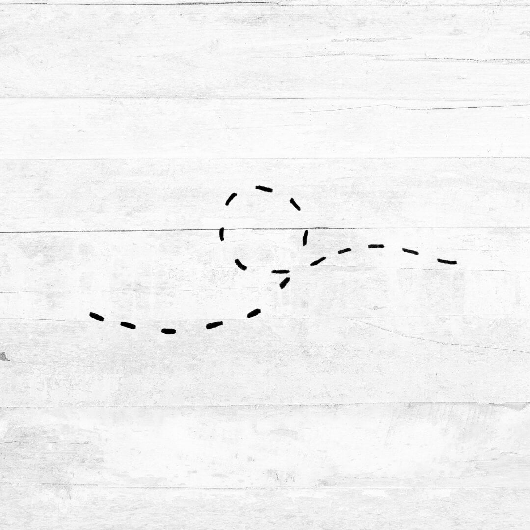 Bügelbild BeeHappy  - "Bienenspur"