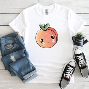 Bügelbild Pfirsichlein 1