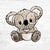 Bügelbild Sweet Animals - Koala