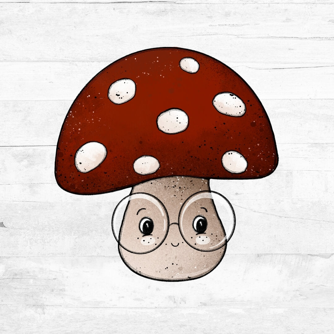 Bügelbild Sweet Animals - Pilz