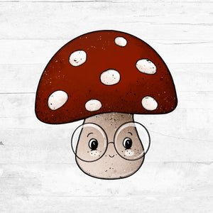 Bügelbild Sweet Animals - Pilz