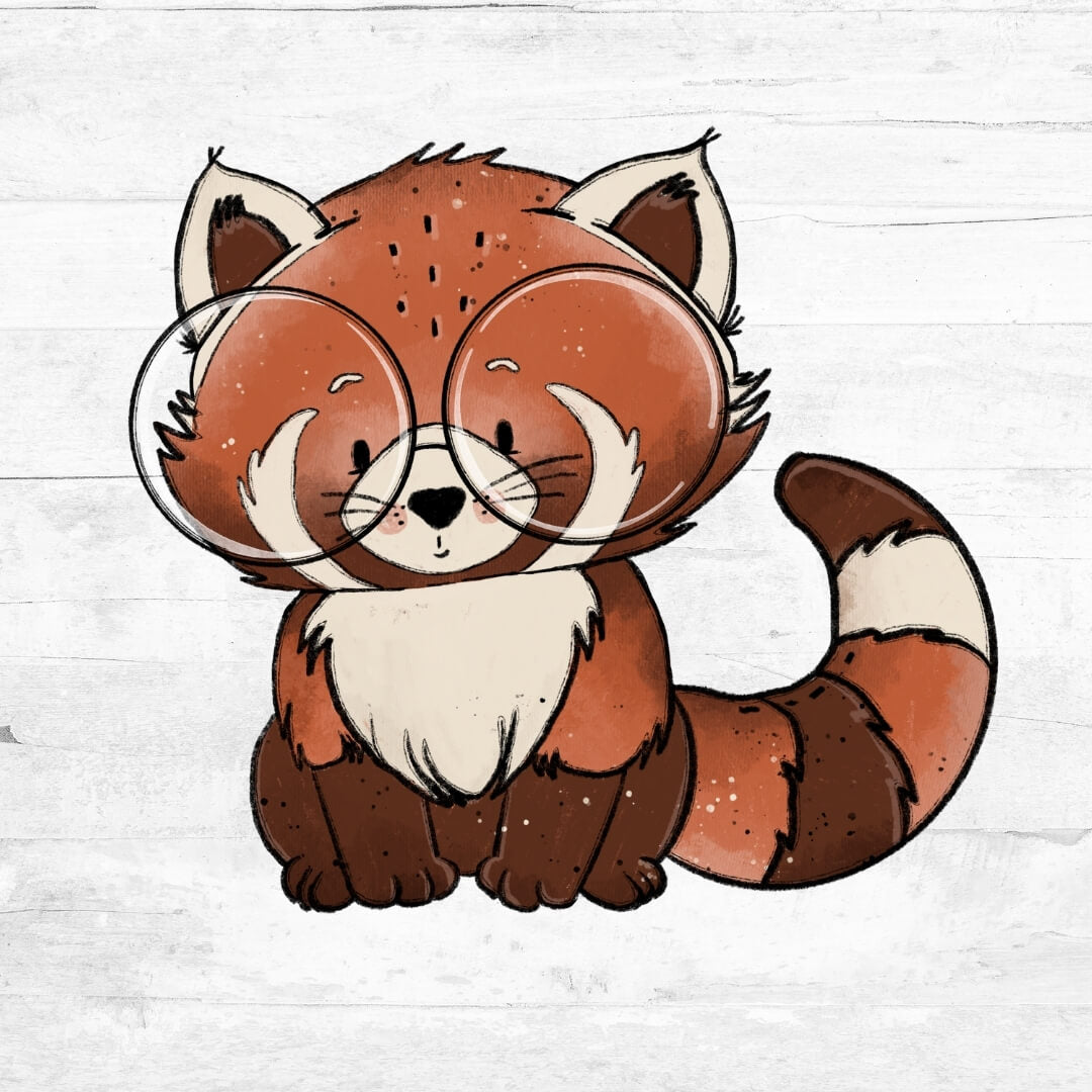 Bügelbild Sweet Animals - Red Panda 2