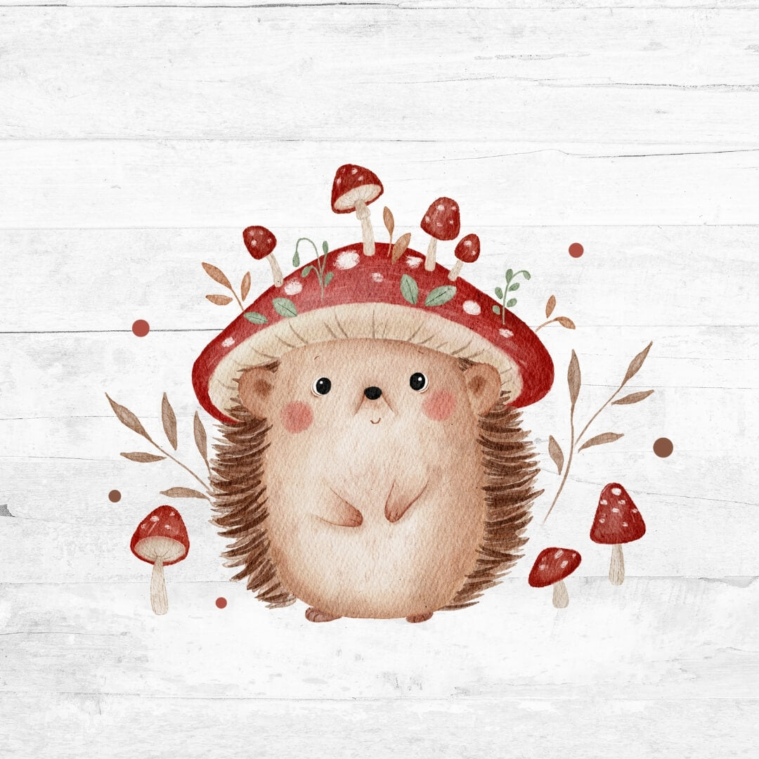 Bügelbild niedlicher Igel 2