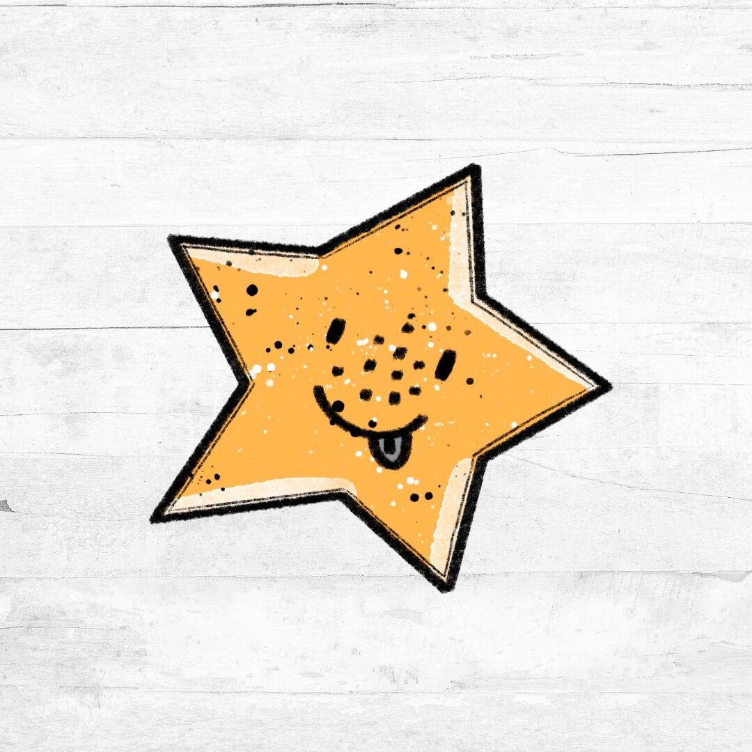 Bügelbild Little Rocker - Stern