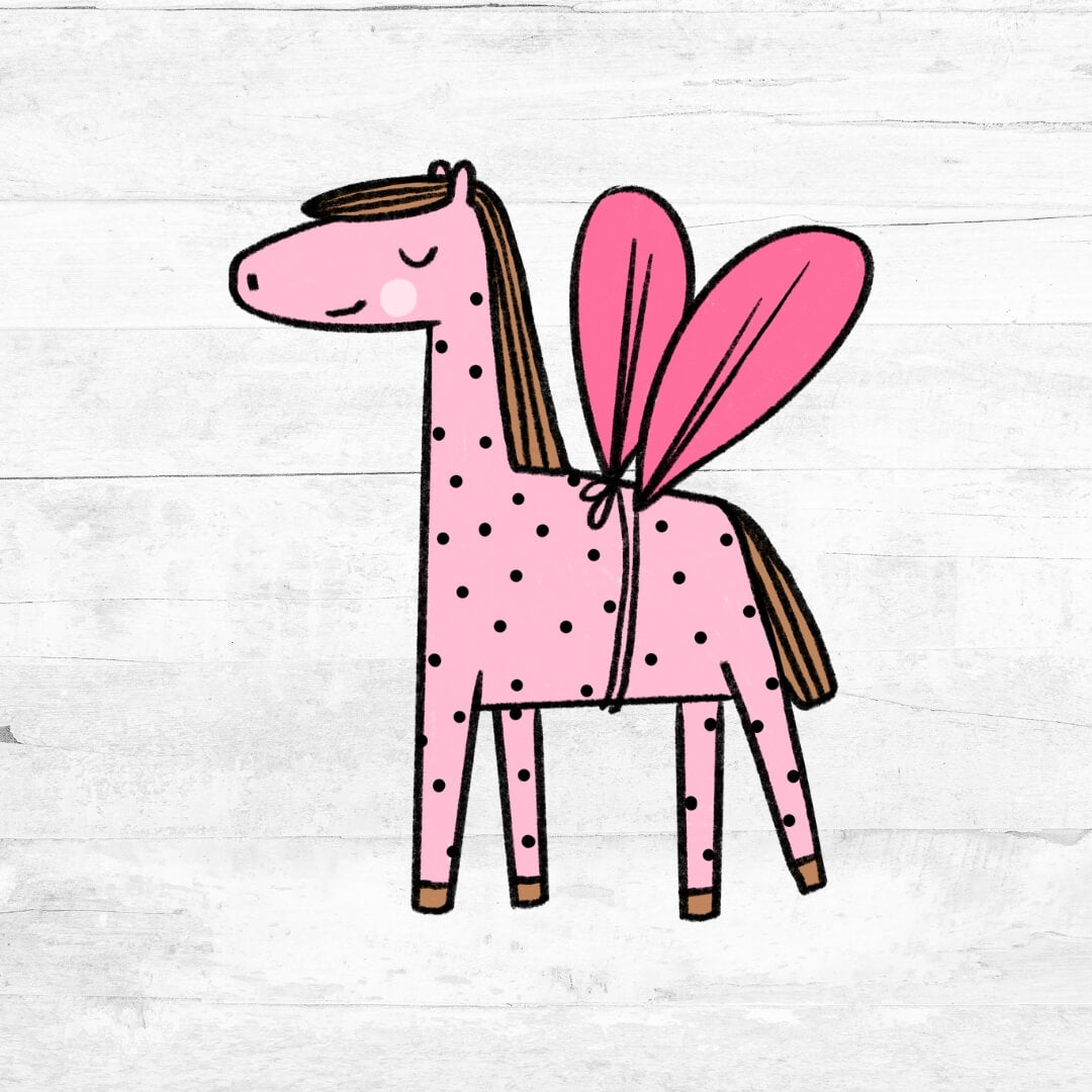 Bügelbild Nice Day  - Pferdchen