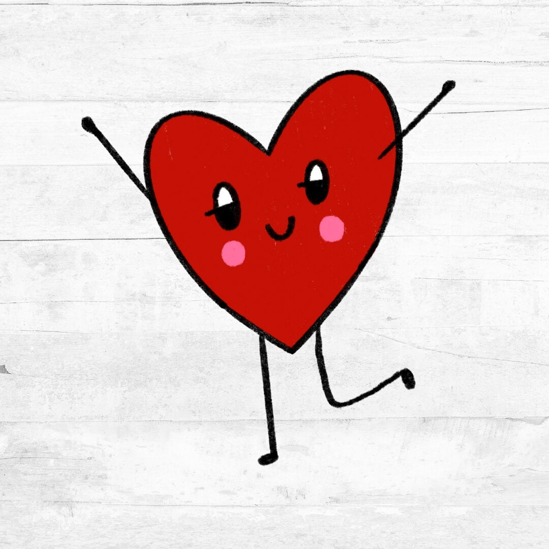 Bügelbild Nice Day  - Happy Heart