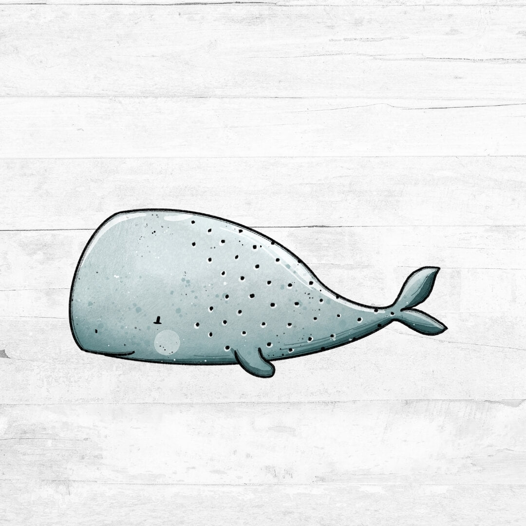 Bügelbild Walfreunde - Wal 4