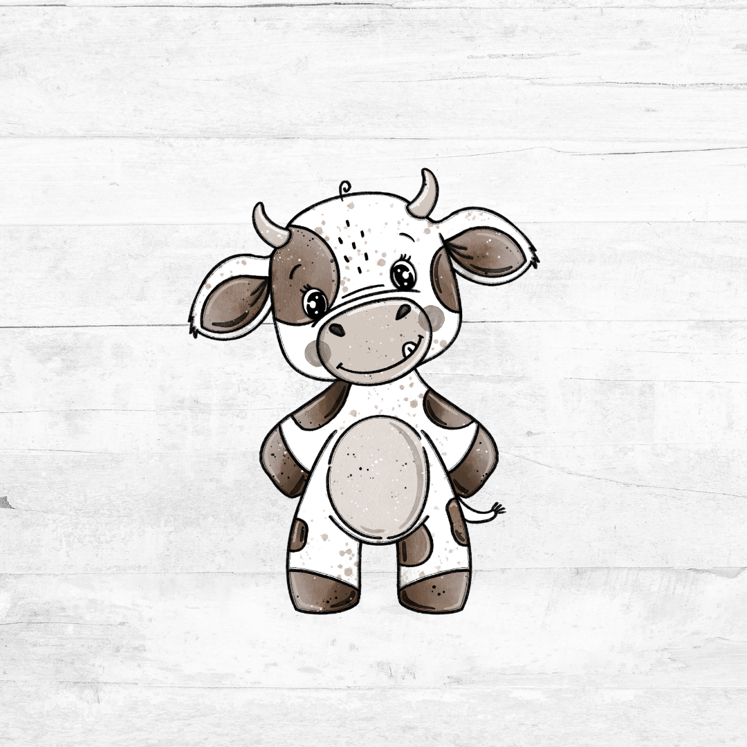 Bügelbild KuhMoo