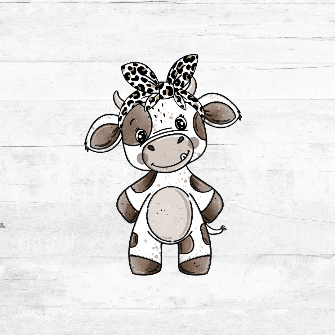 Bügelbild Leo KuhMooGirl