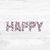 Bügelbild WildeLeos - Schriftzug Happy