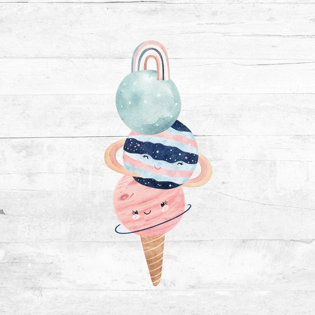 Bügelbild Frosty Cosmos - Eis 1