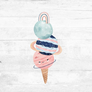 Bügelbild Frosty Cosmos - Eis 1