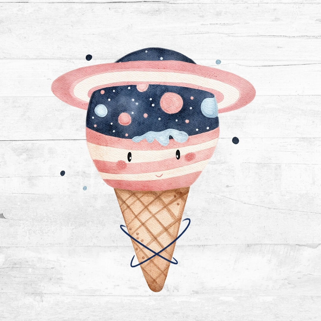 Bügelbild Frosty Cosmos - Eis 3