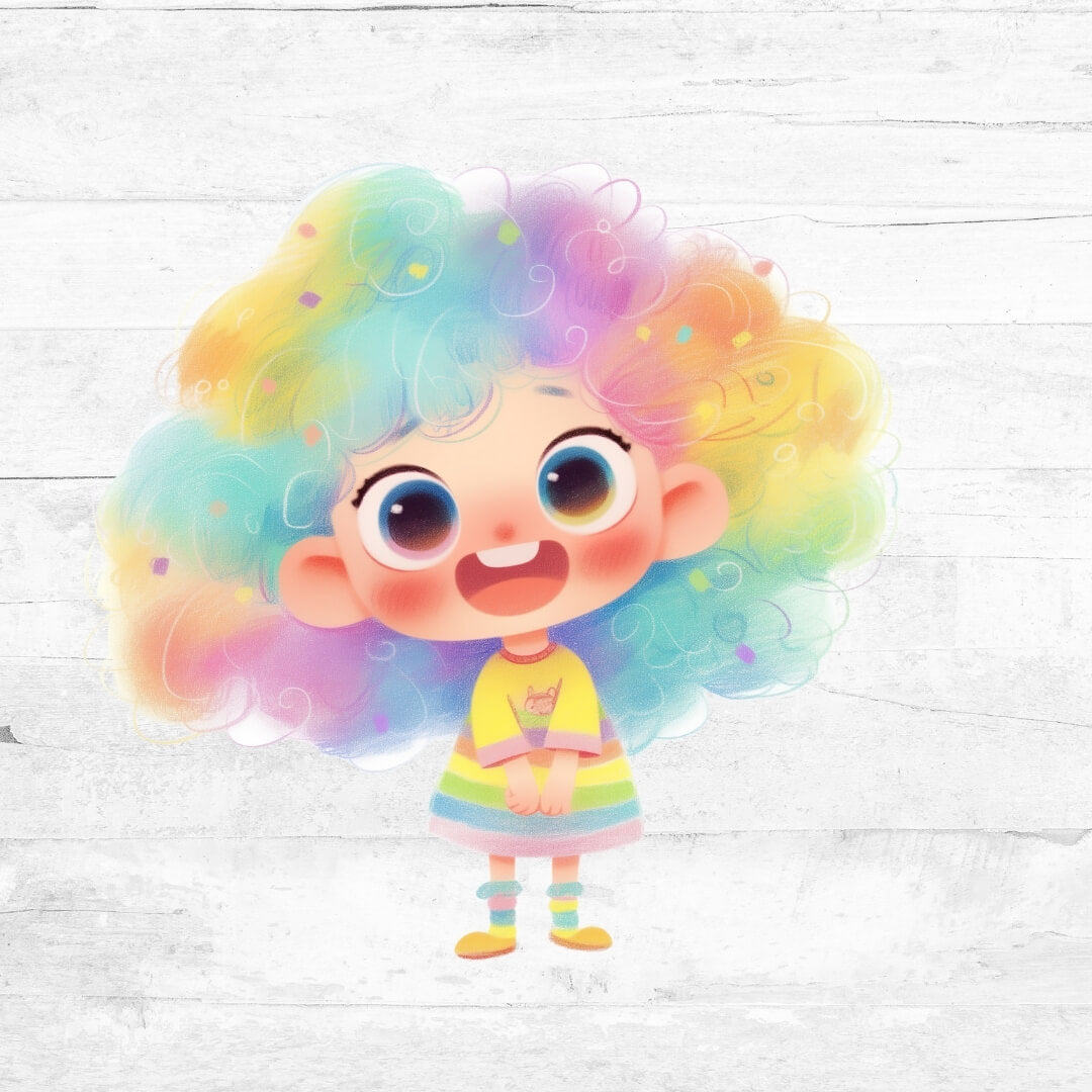 Bügelbild Farbenfroh 4