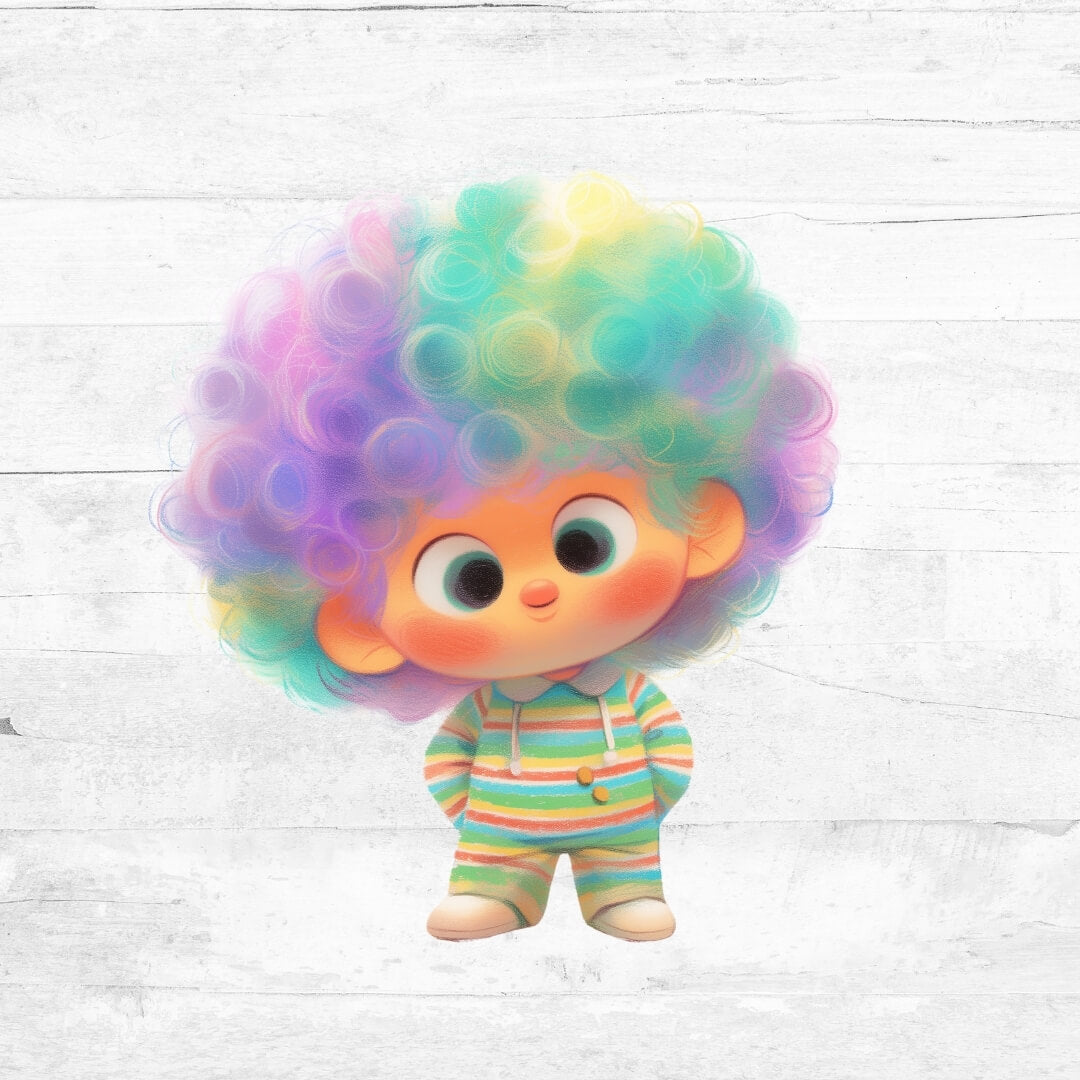 Bügelbild Farbenfroh 5