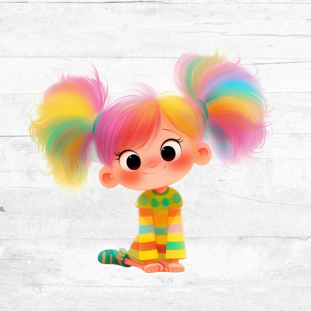 Bügelbild Farbenfroh 6